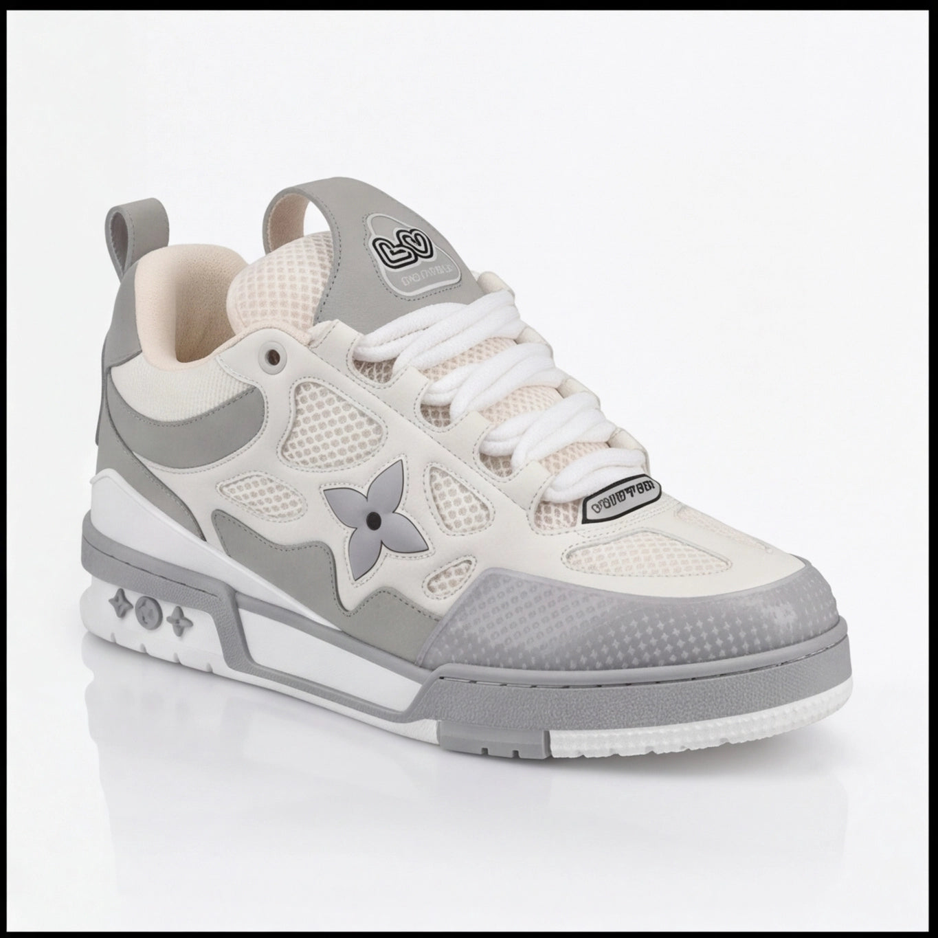 Essential Light Chunky Sneaker – White Grey Edition