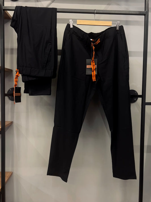 ZEGNA Black Trofeo Linen Pants