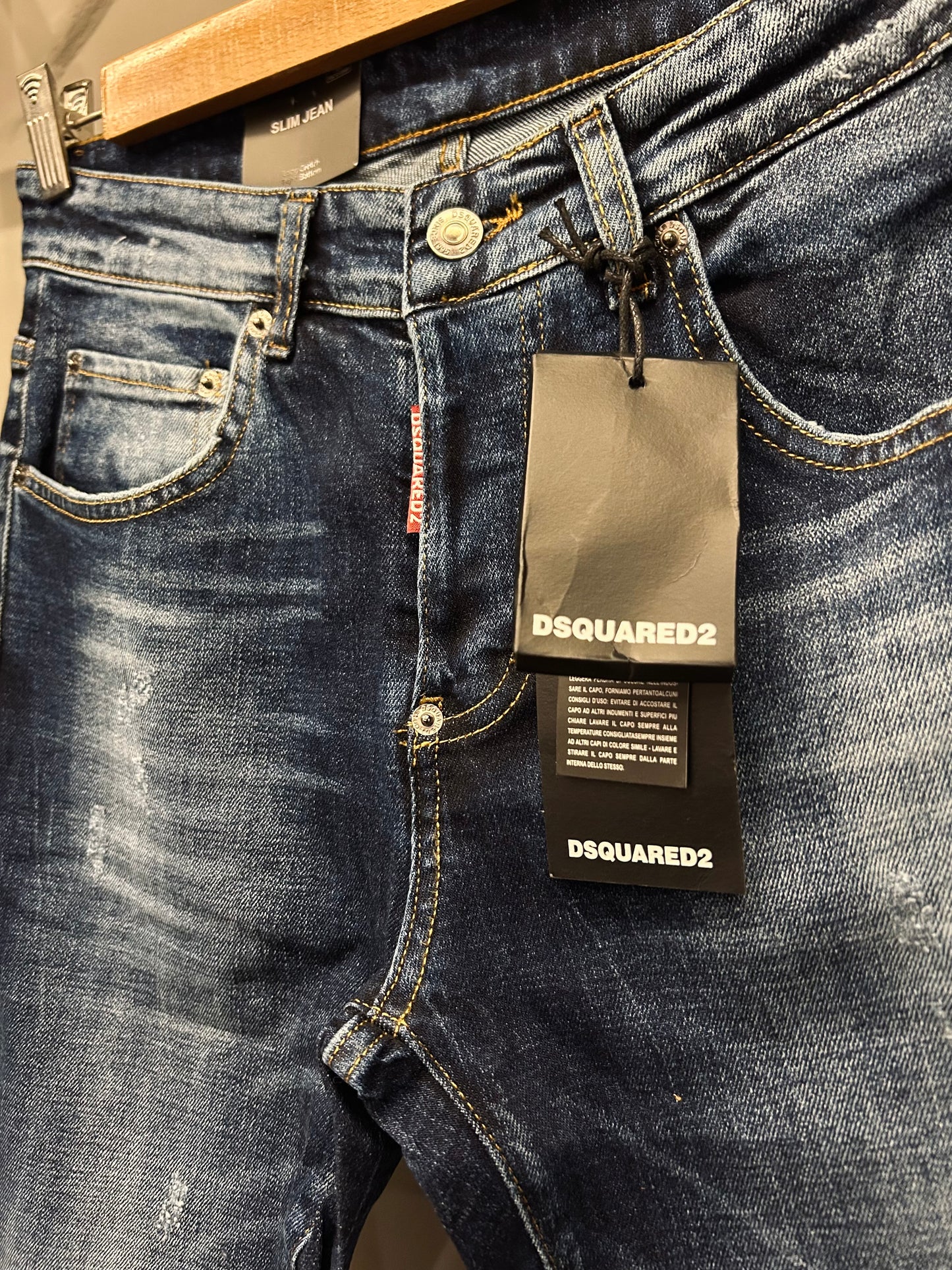 Dsquared2 Slim fit denim jeans Blue