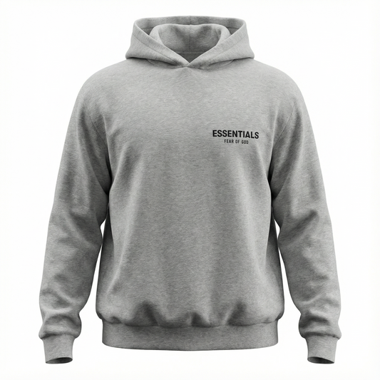 Essentials Oversized Hoodie – Grey Blend