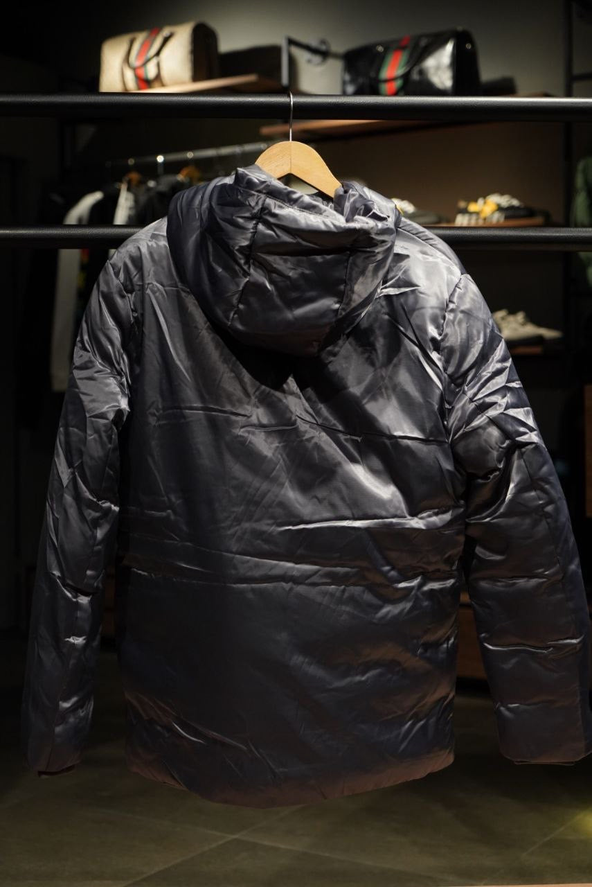 Prada heavy puffer jacket “silver”