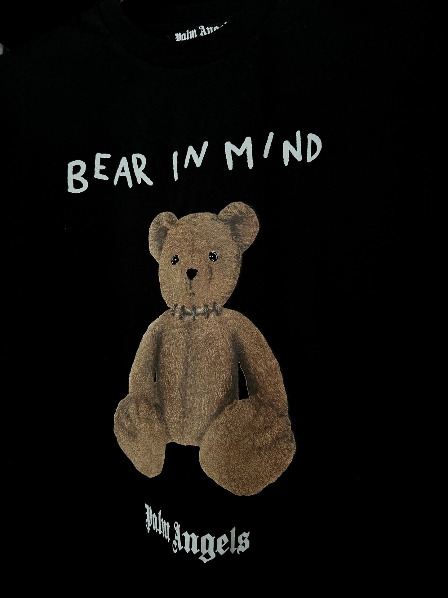 PALM ANGELS BEAR IN MIND OVER  Black