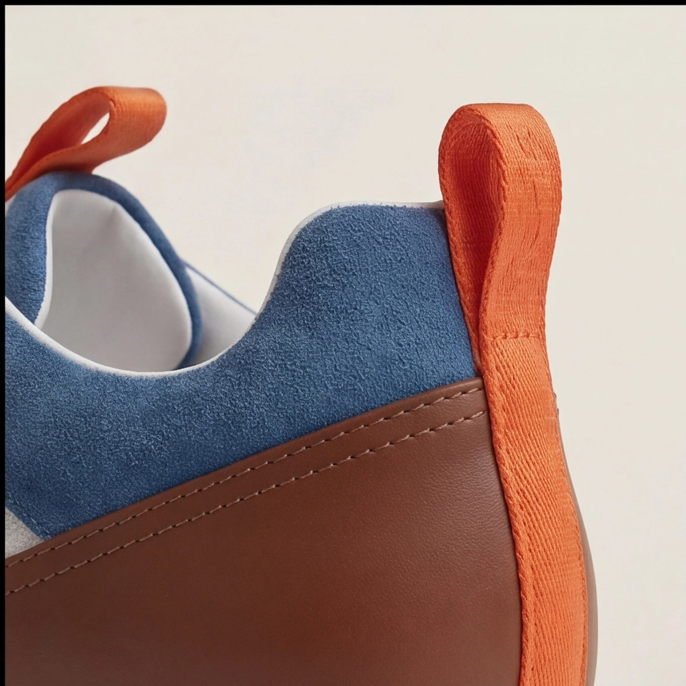 Hermès Trail Mix Suede Mesh Blue Brown