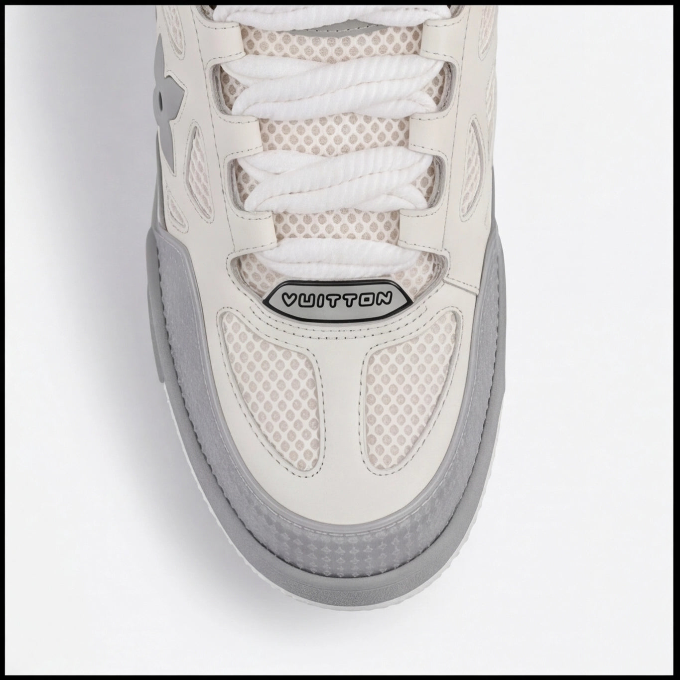Essential Light Chunky Sneaker – White Grey Edition