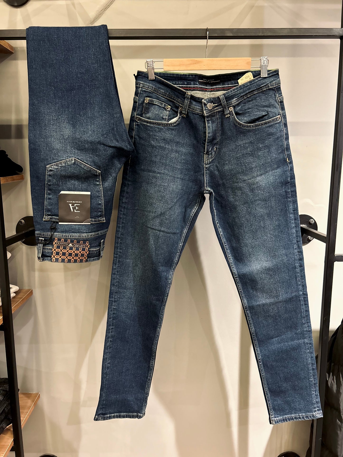 ARMANI EXCHANGE Regular fit jeans in indigo denim