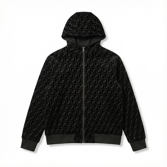 Fendi Hoodie Jacket – Iconic FF Pattern