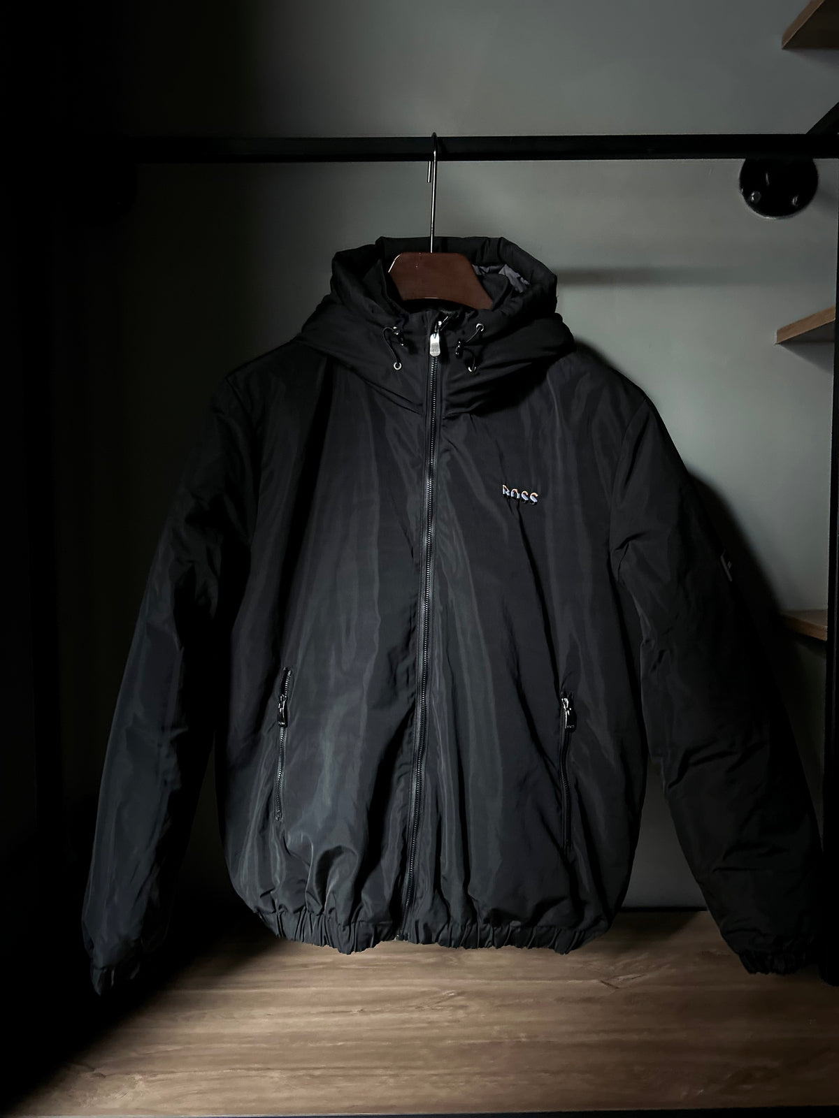 BOSS WATER-REPELLENT JACKET Black