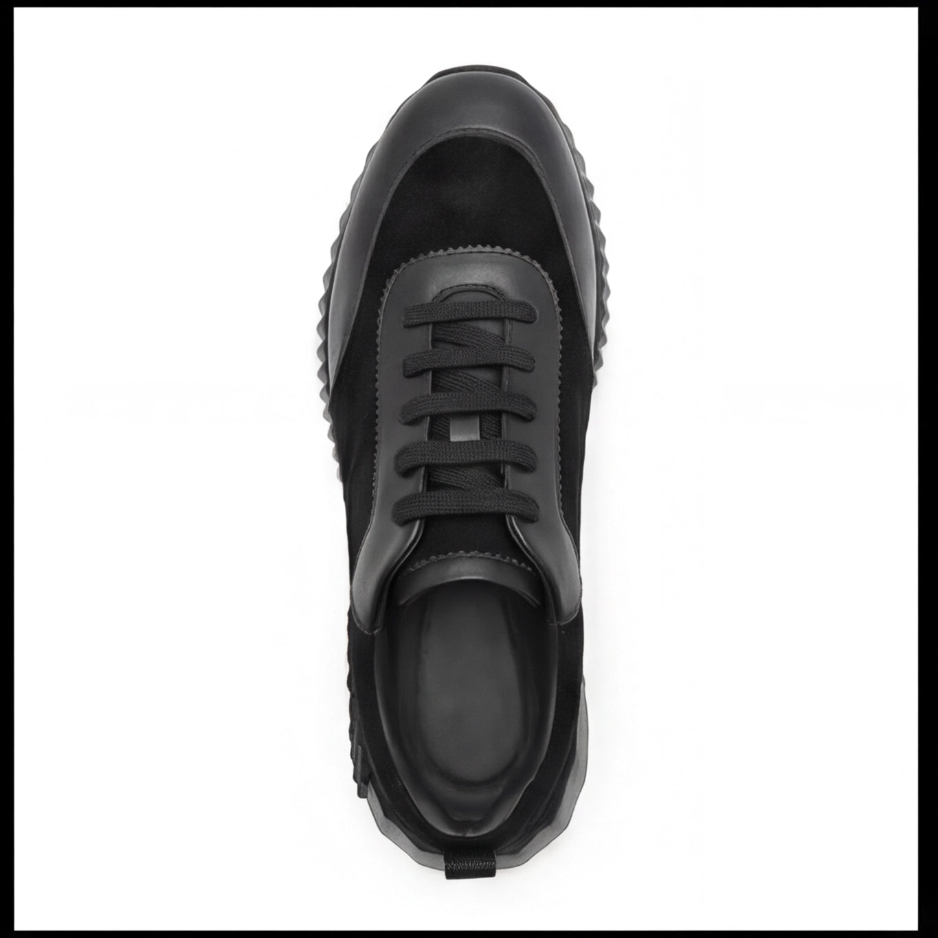 Hermès Black Premium Chunky Knit Sneakers