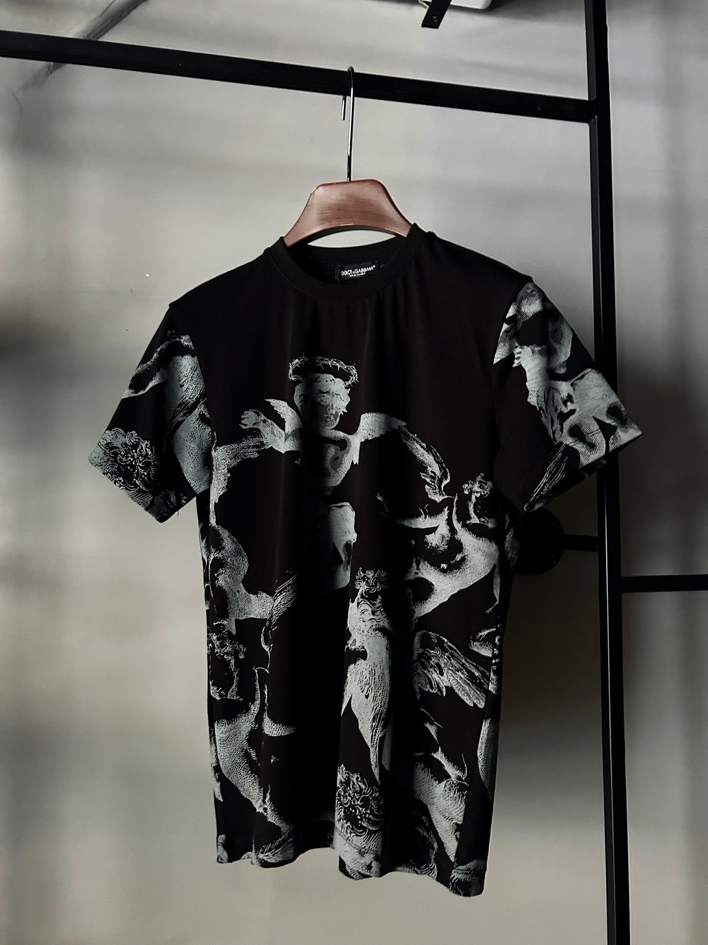 DOLCE&GABBANA Angel-print T-shirt “Black”