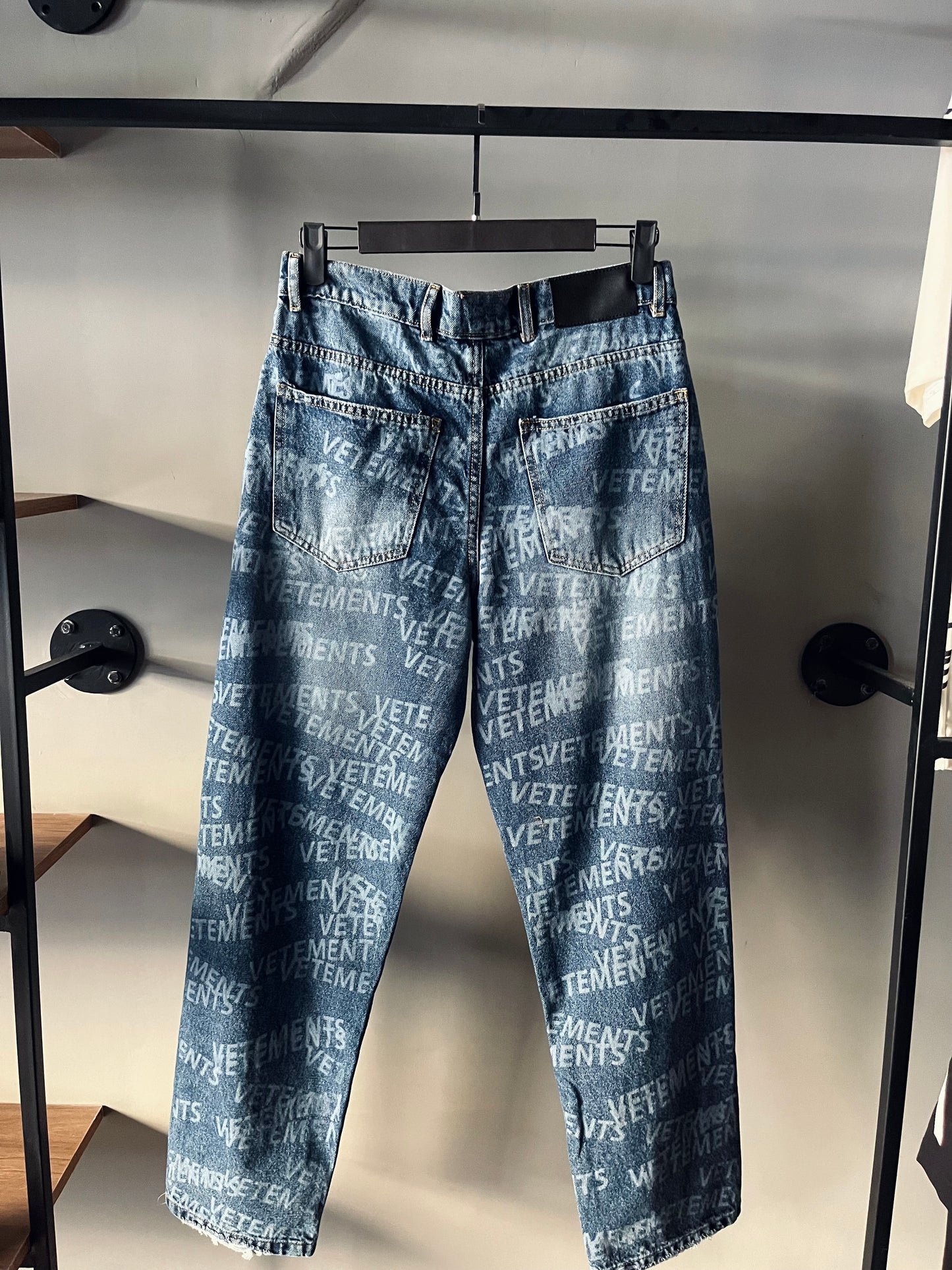 Vetements Wide Leg Jeans