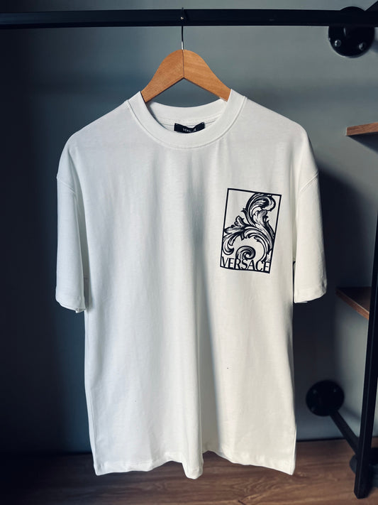 VERSACE PALMETTE T-SHIRT “WHITE”