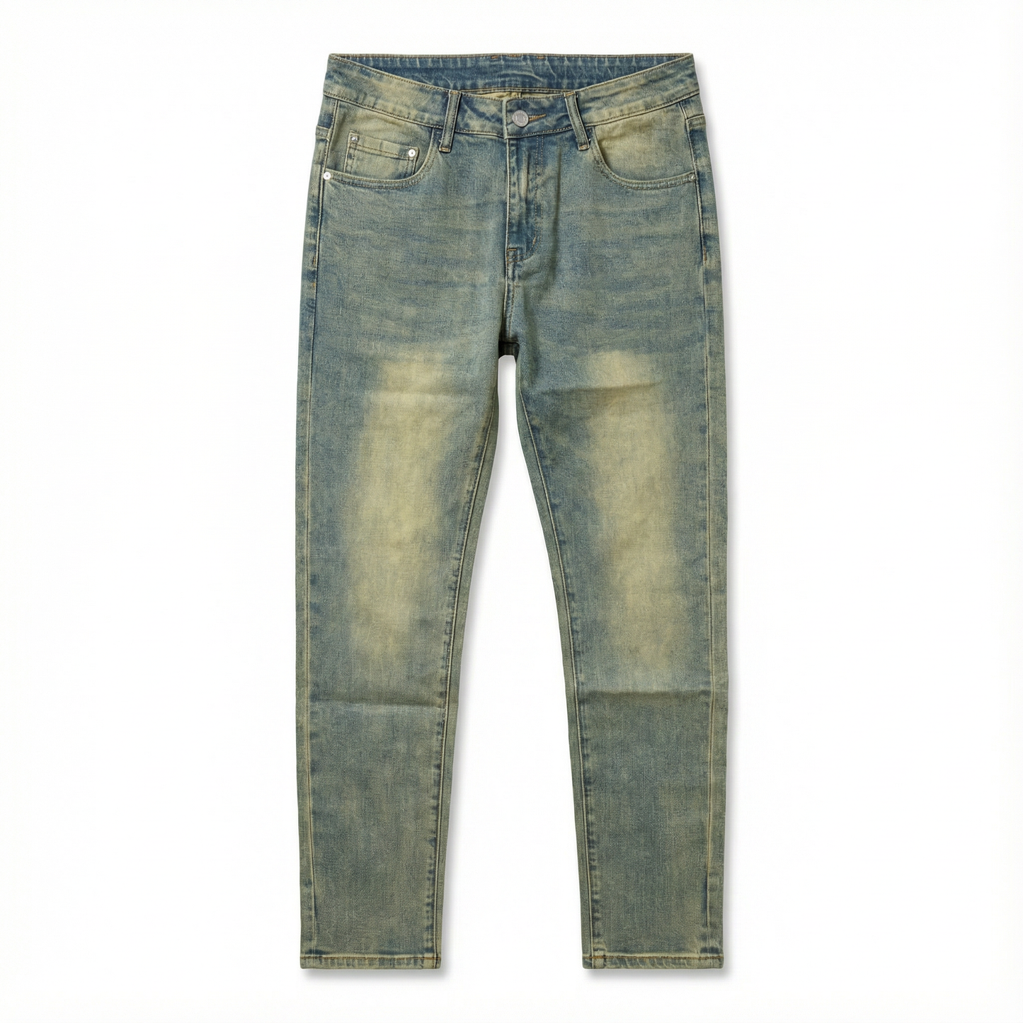 Fendi Premium Denim – Light Wash with Eyes Patch