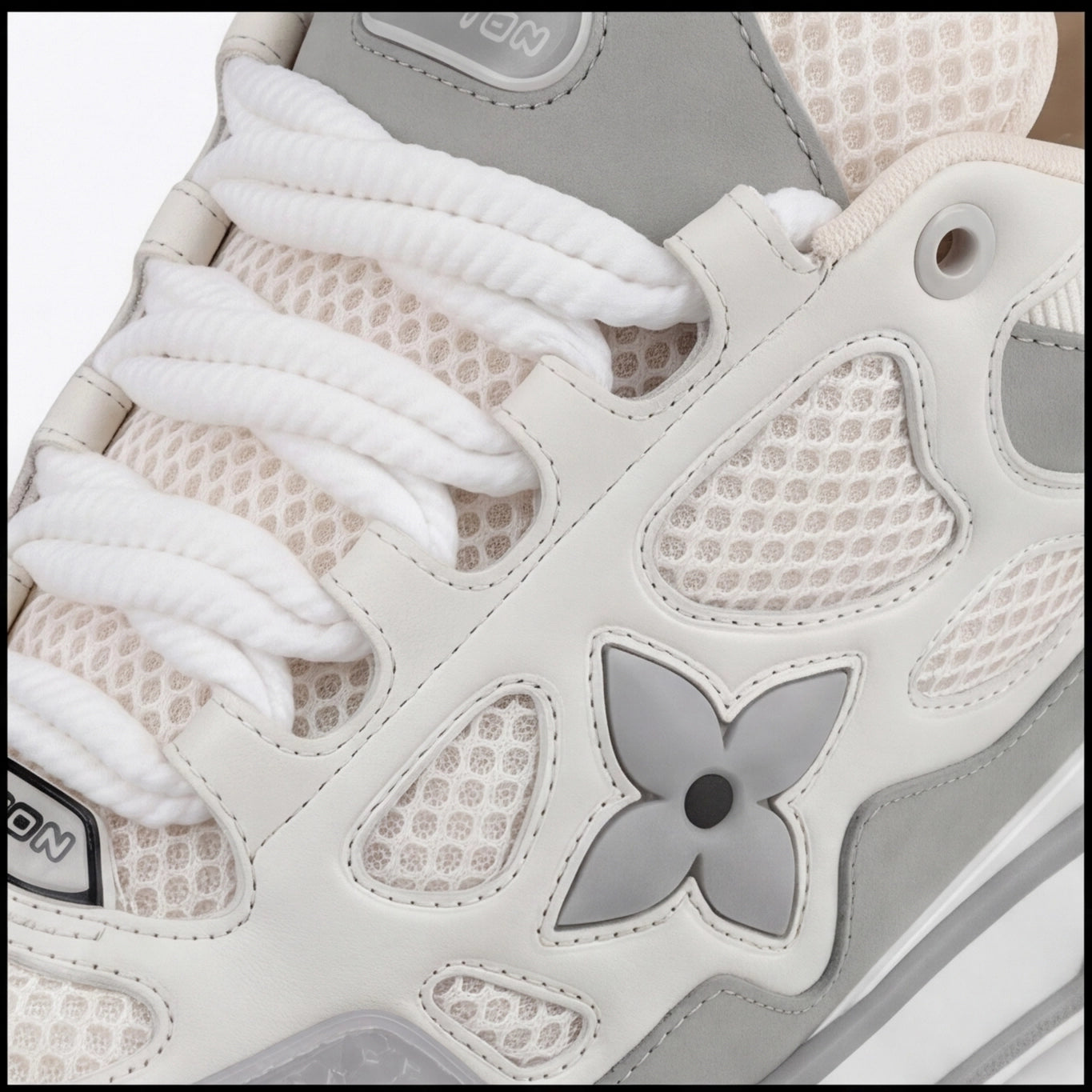 Essential Light Chunky Sneaker – White Grey Edition