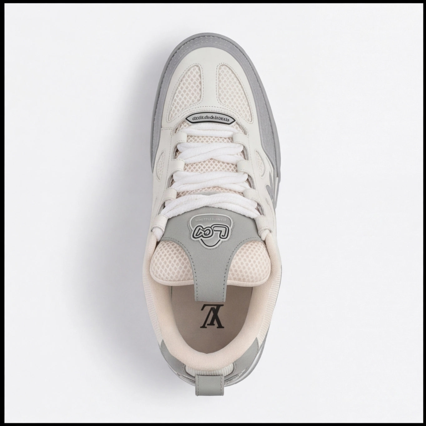 Essential Light Chunky Sneaker – White Grey Edition