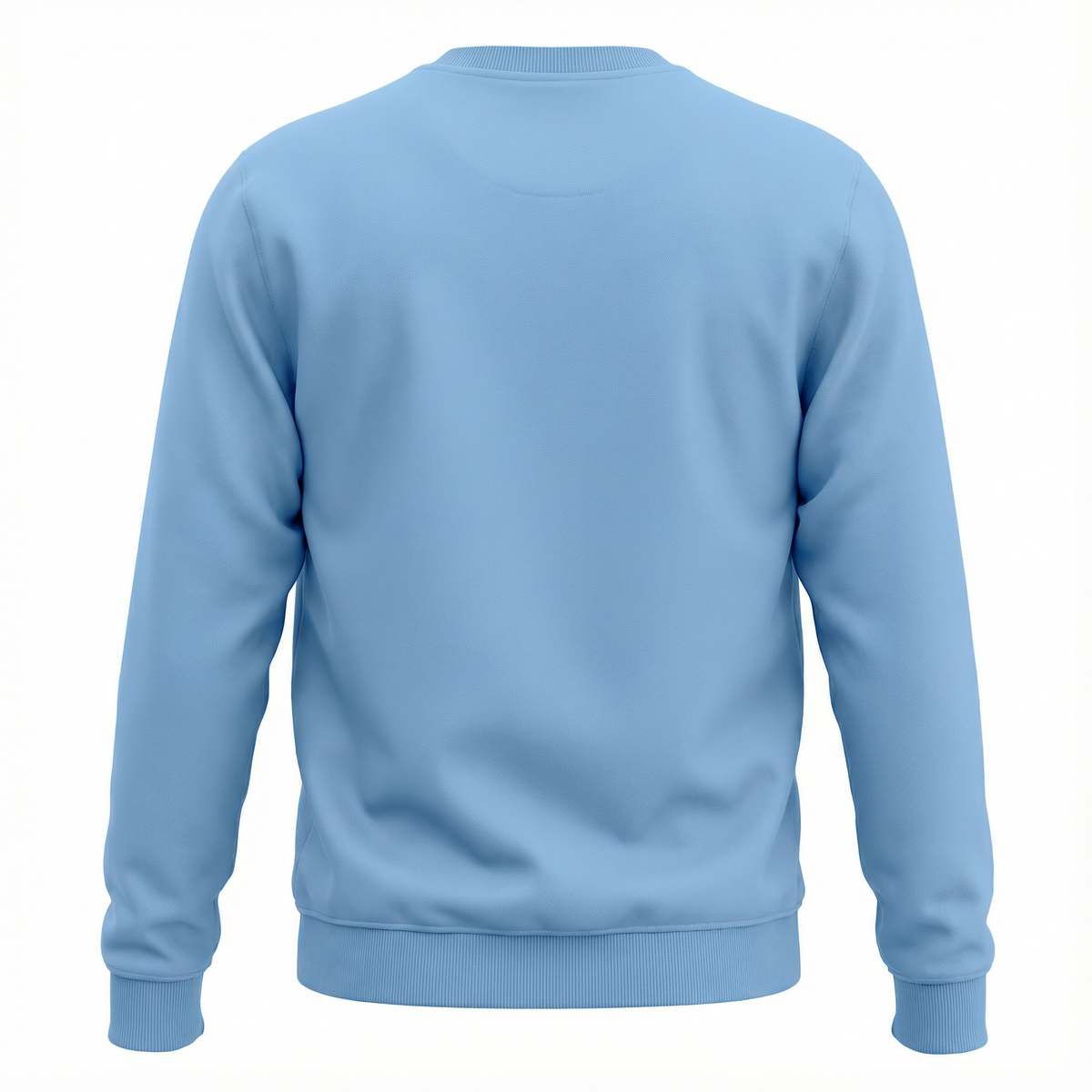 PRADA Light Blue Recycled Double Jersey Sweatshirt
