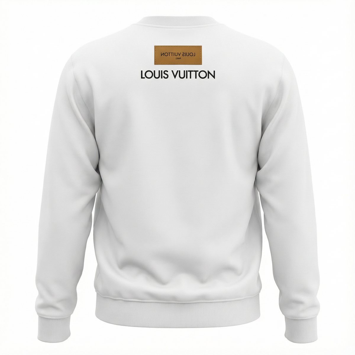 Louis Vuitton Baroque Embroidered LV Sweatshirt – White