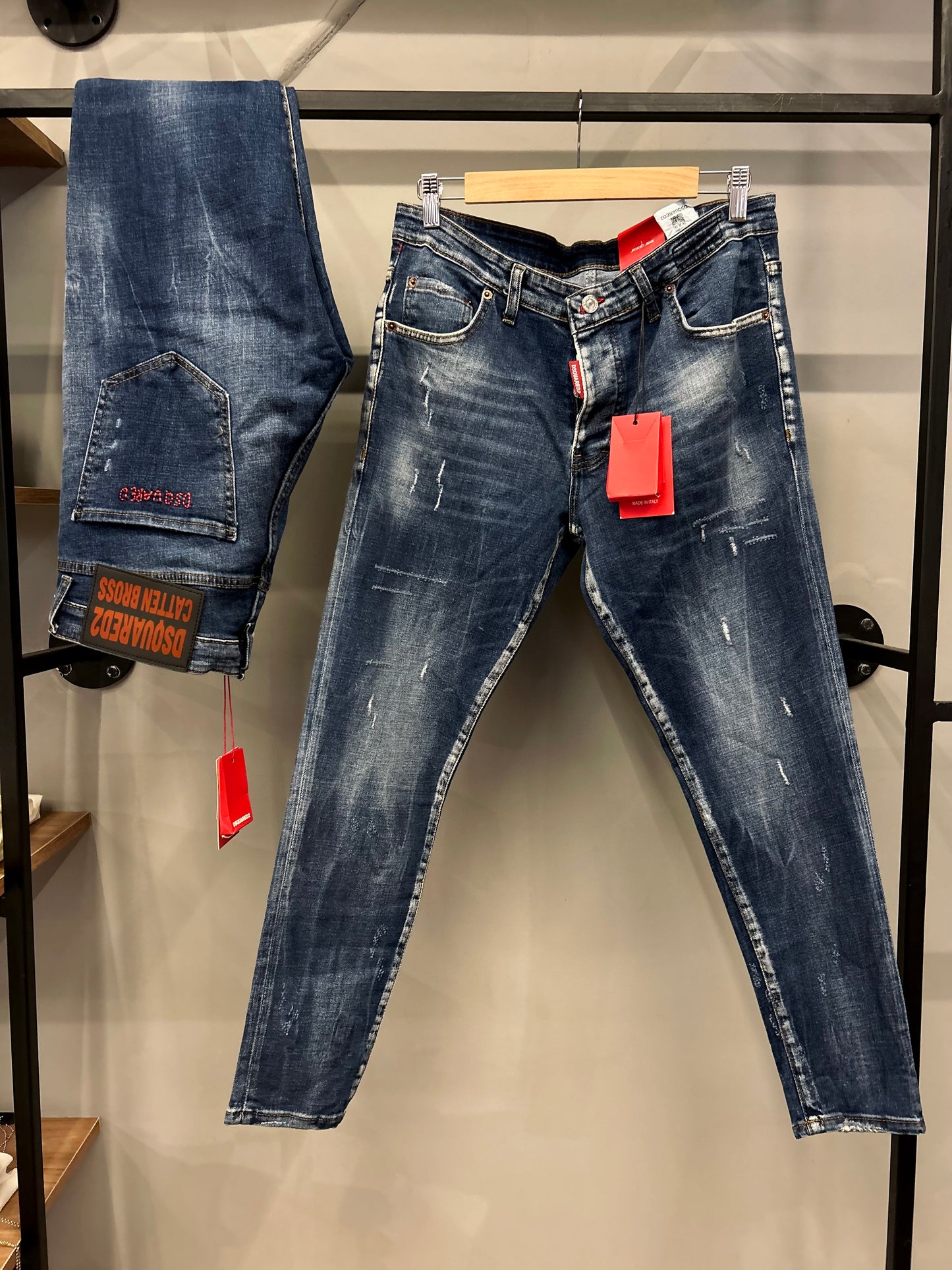 Dsquared2 CATTEN BROSS Slim fit denim jeans
