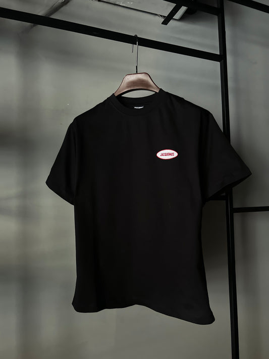 JACQUEMUS GROS GRAIN COTTON T-SHIRT Black