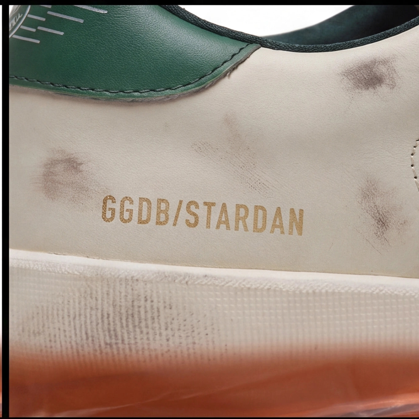 Golden Goose Stardana Mesh Vintage Cream Green
