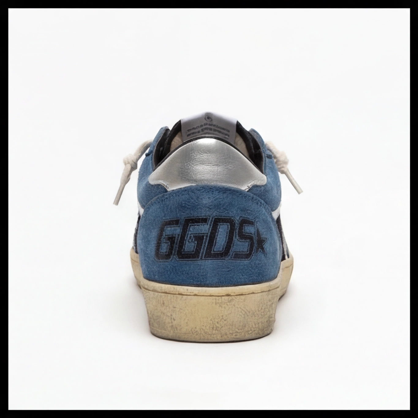 Silver Star Vintage Sneaker – Navy Black Edition