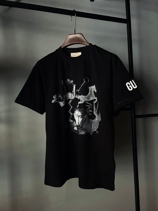 GUCCI COTTON JERSEY PRINTED T-SHIRT