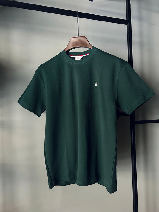 Moncler Emerald Green Monogram Logo Tshirt