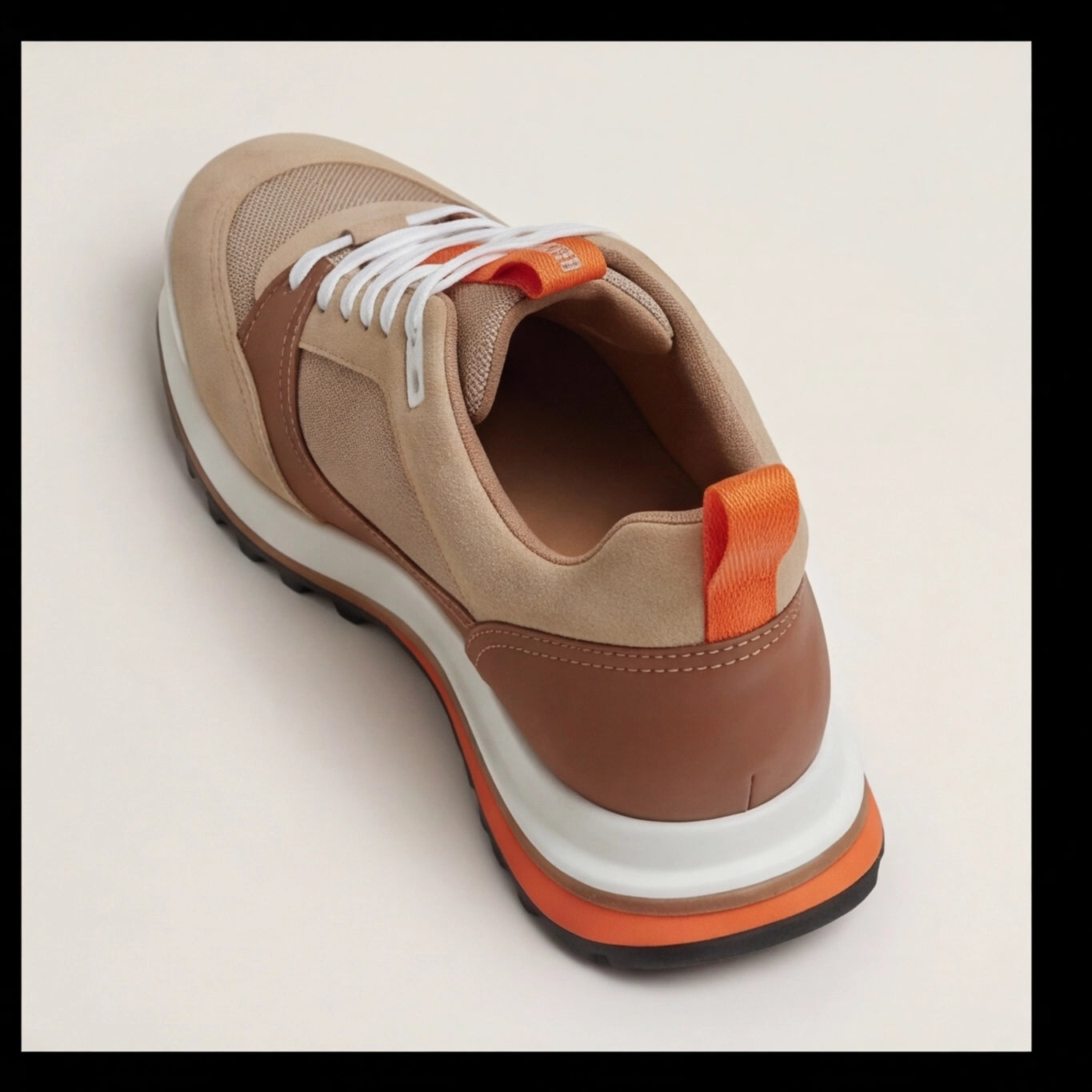 Hermès Trail Runner Sneaker – Beige & Tan