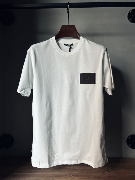 FENDI White Jersey T-Shirt