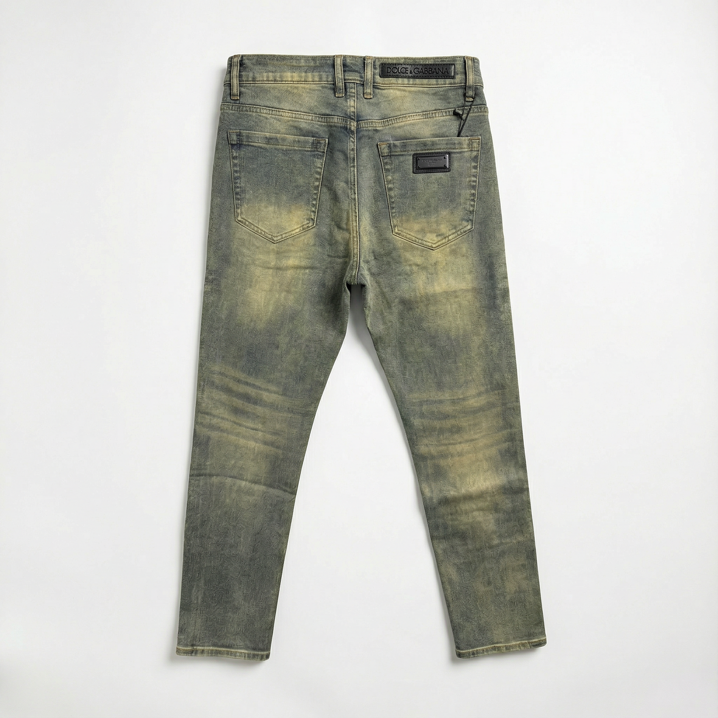 Dolce & Gabbana Light Wash Distressed Denim Jeans
