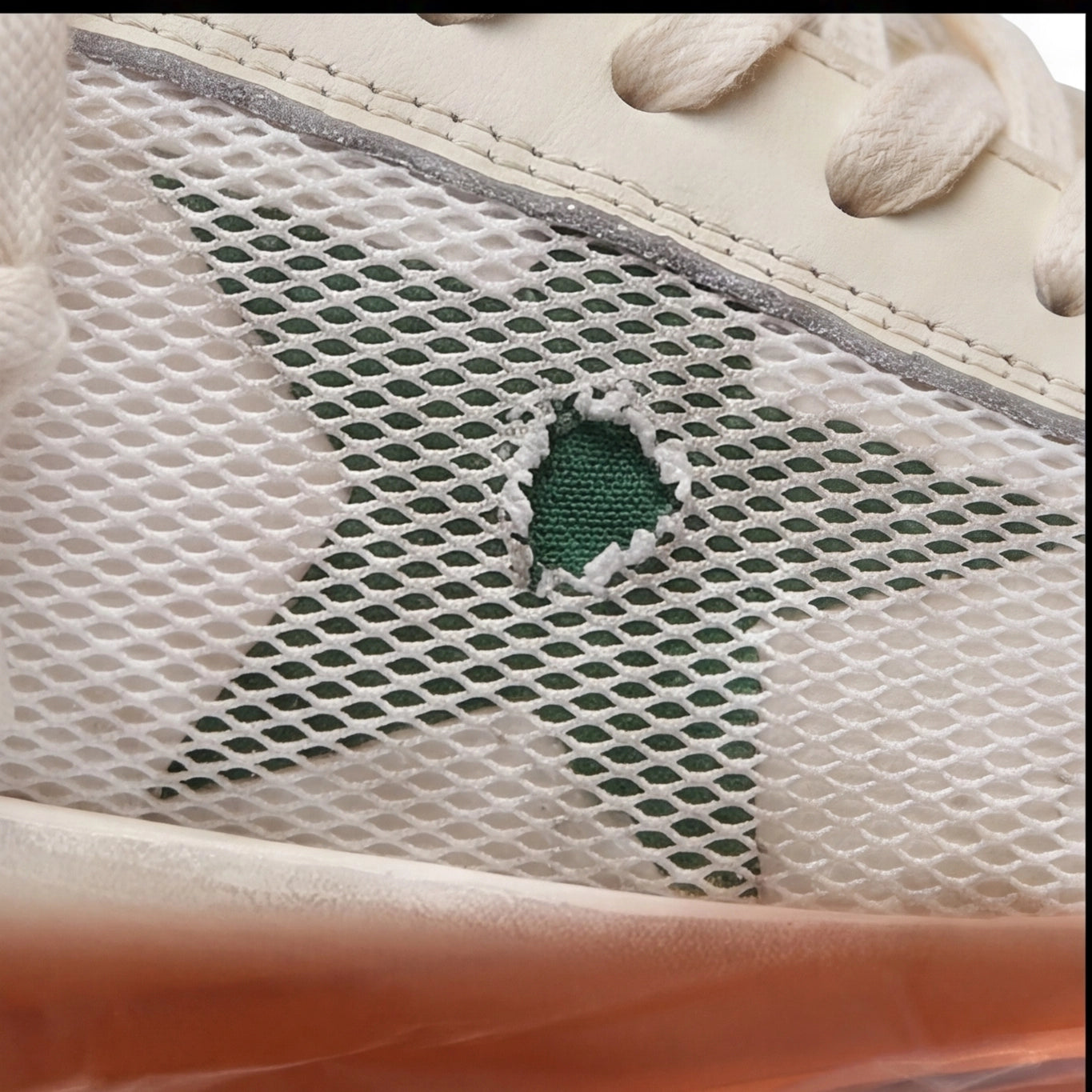 Golden Goose Stardana Mesh Vintage Cream Green