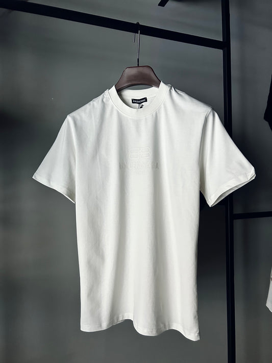 BALENCIAGA Printed Logo T-Shirt White