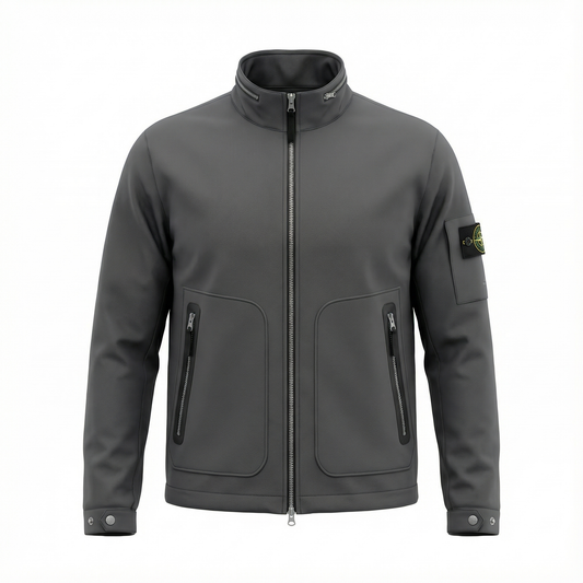 Moncler Performance Softshell Jacket – Graphite Grey