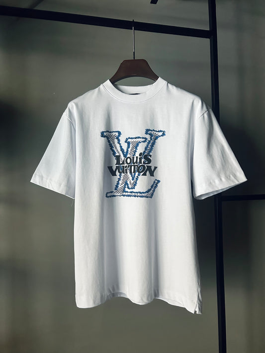 Louis Vuttion printed Logo t-shirt
