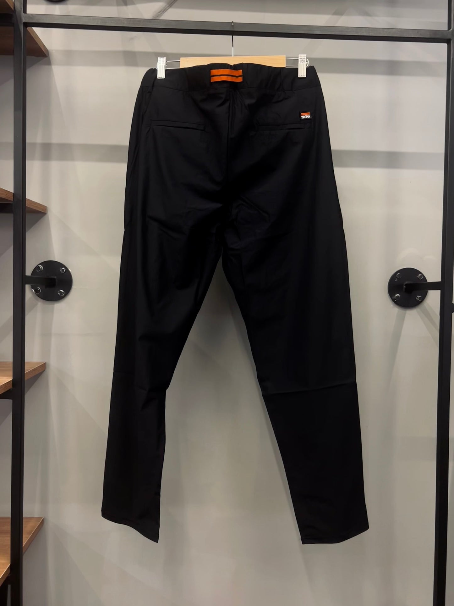 ZEGNA Black Trofeo Linen Pants