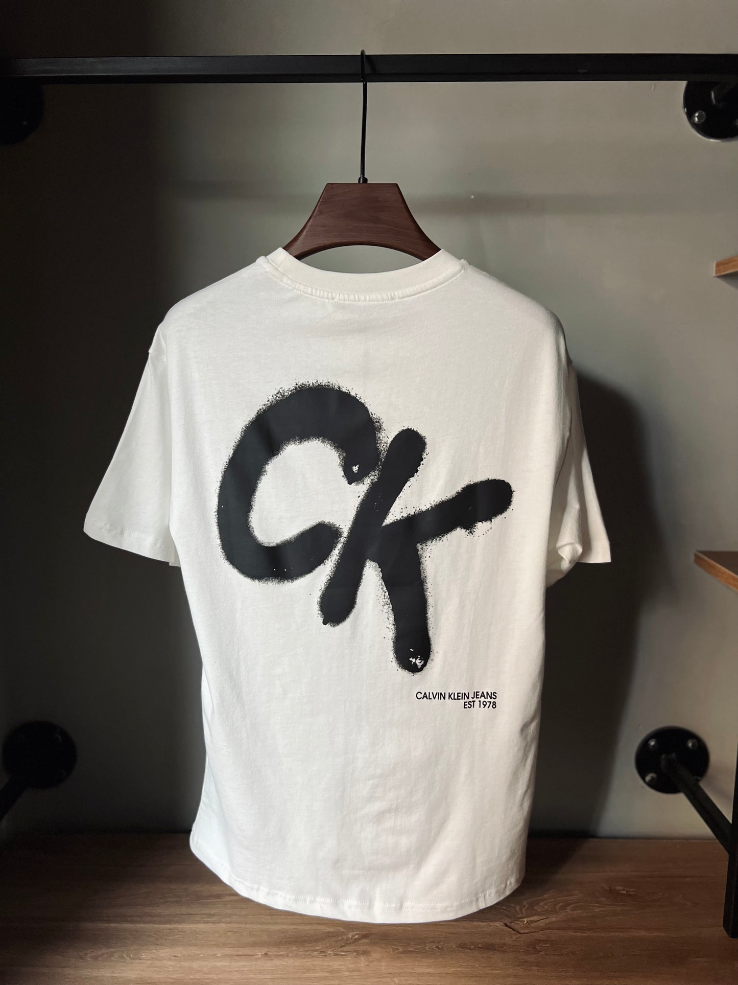 CALVIN KLEIN Relaxed Spray Print T-Shirt