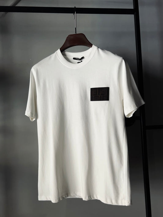 FENDI White Jersey T-Shirt
