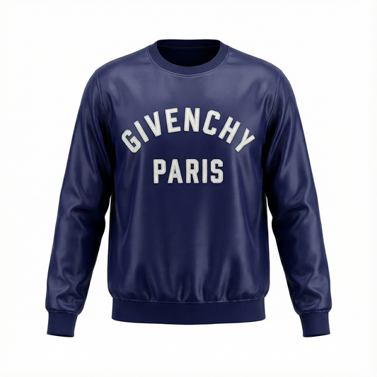 Givenchy Luxury Satin Logo Crewneck