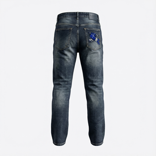 Burberry Signature Knight Patch Denim