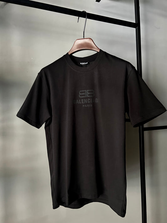 BALENCIAGA Printed Logo T-Shirt Black