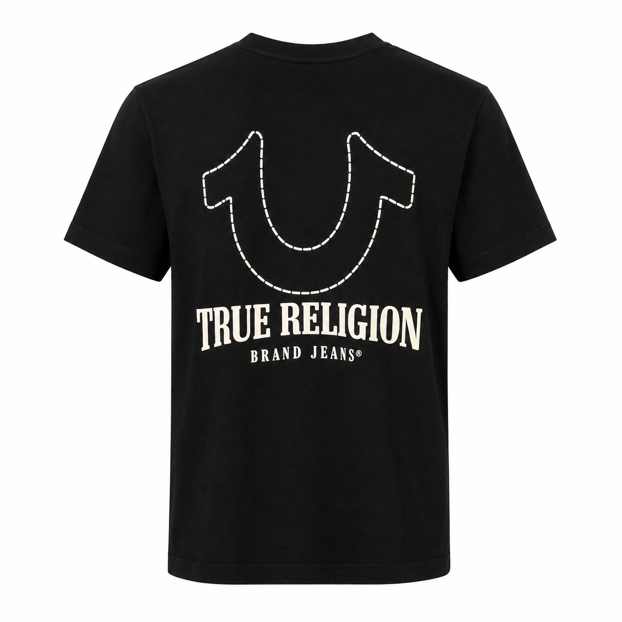 True Religion Horseshoe Logo T-Shirt – Black