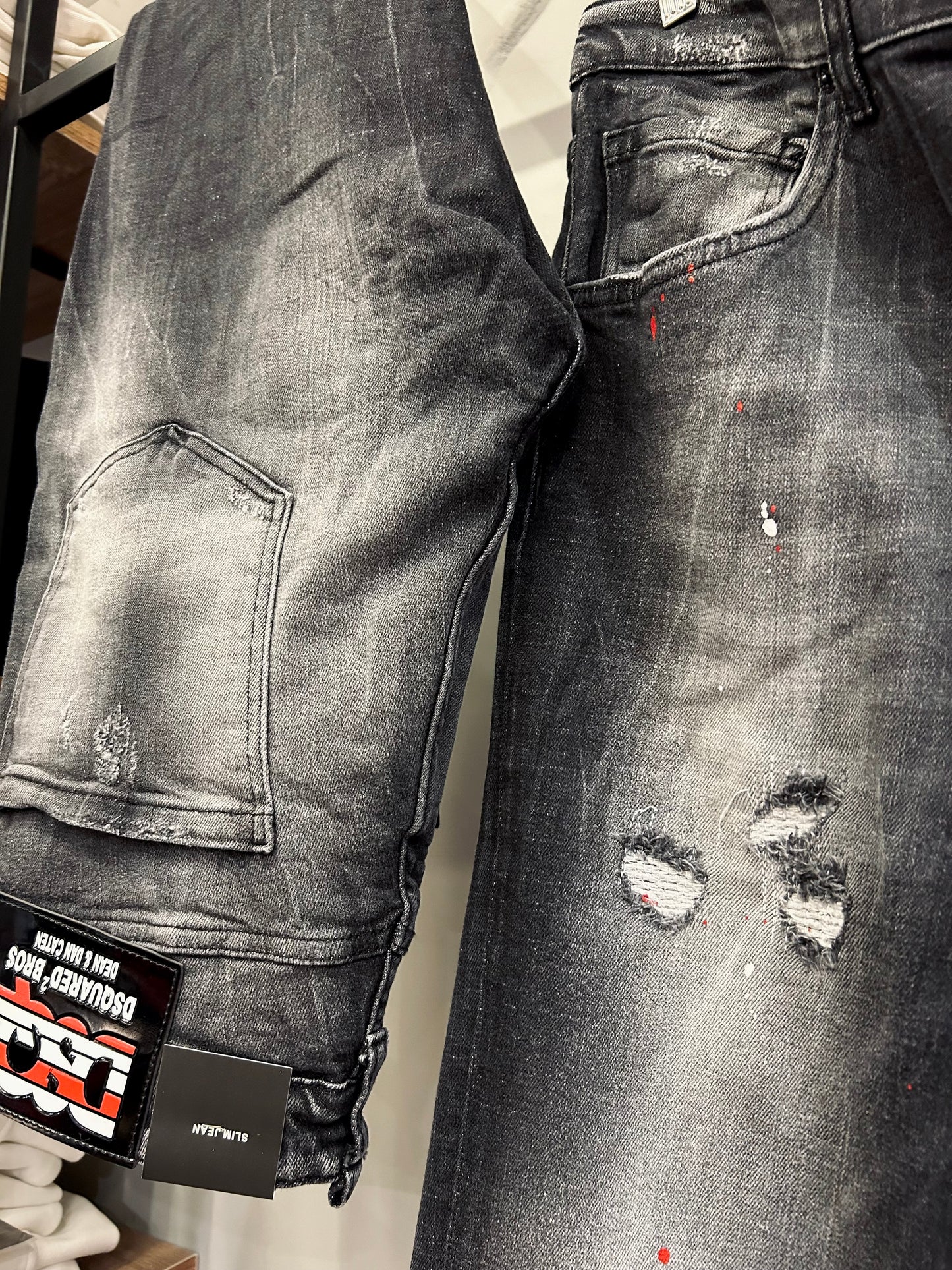 Dsquared2 Skater fit denim jeans Black