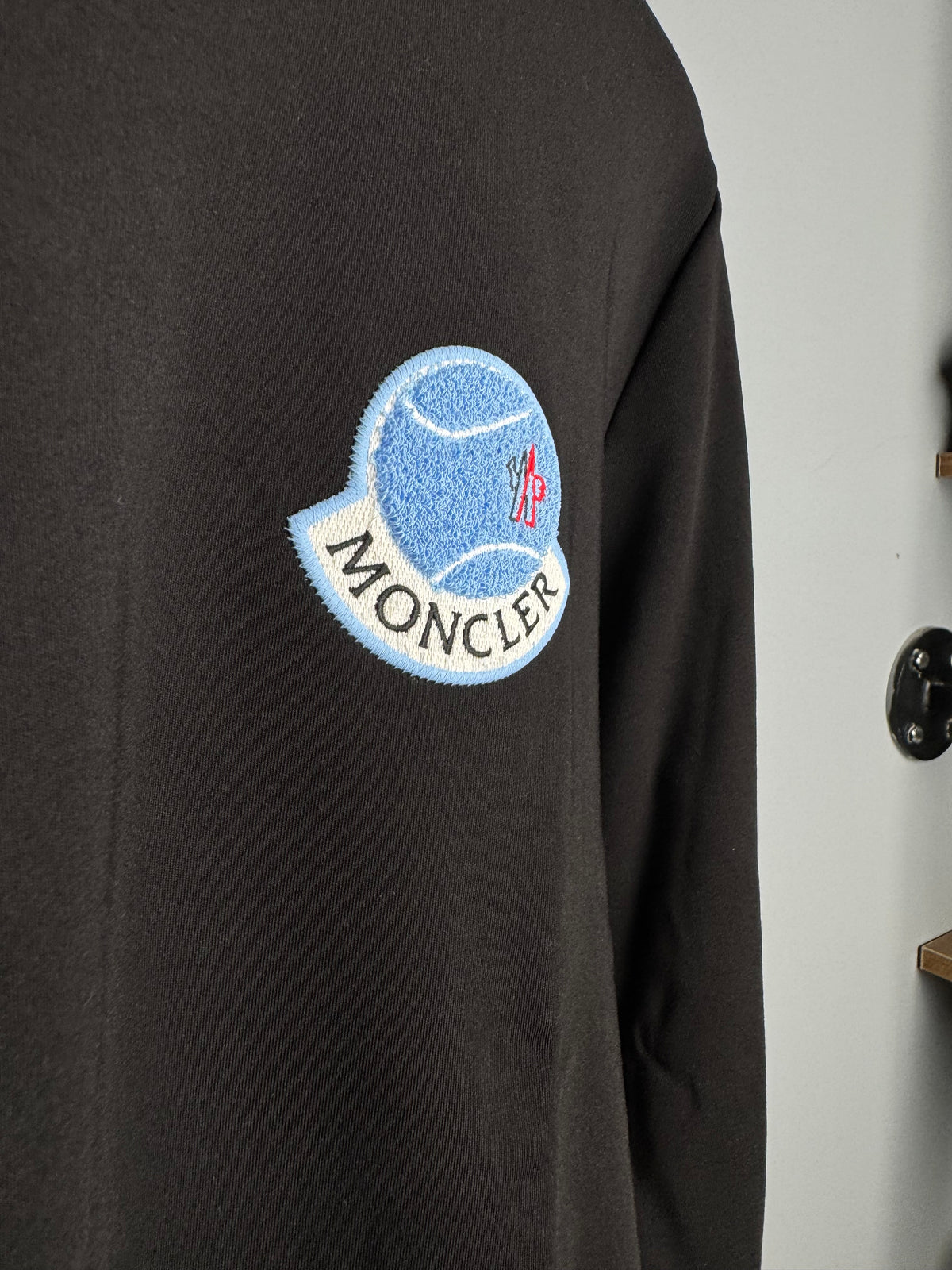Moncler Dual Logo Tee – Black