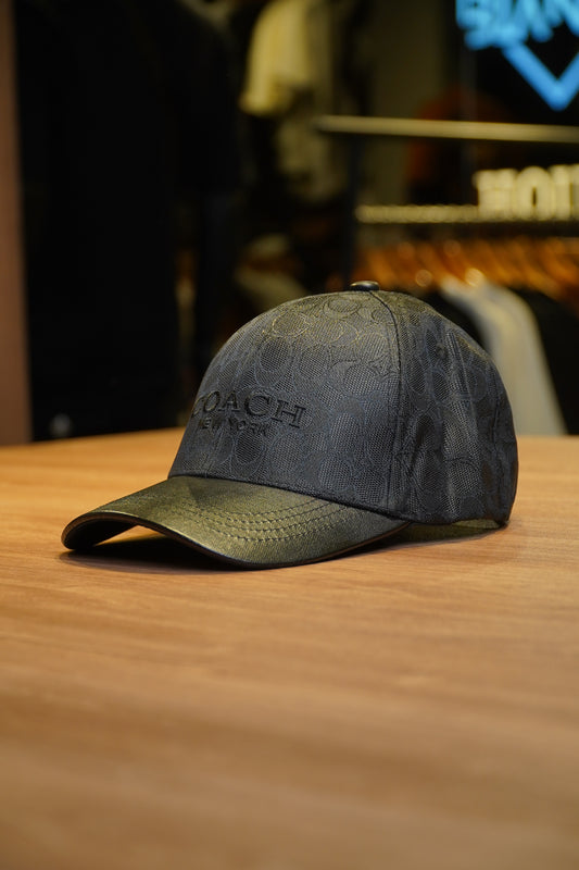 Coach Luxury Signature Cap All Black Edition