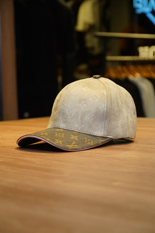 Louis Vuitton Suede Monogram Cap