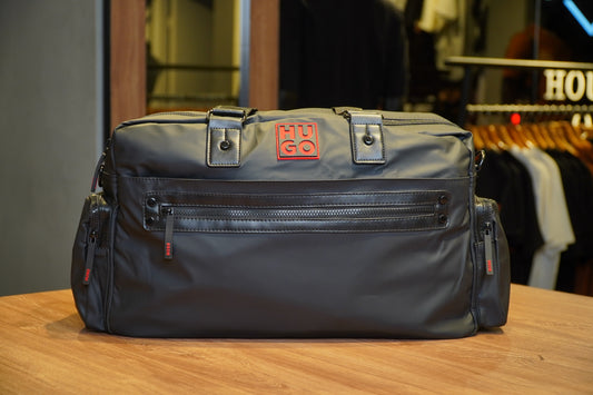 HUGO Boss Duffle Bag with Red Logo