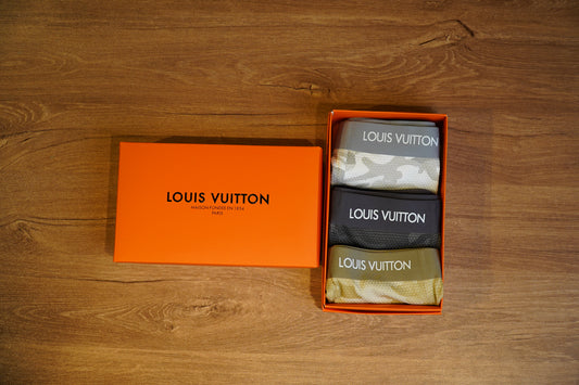 Louis Vuitton Men’s Boxer Brief – Grey Camouflage