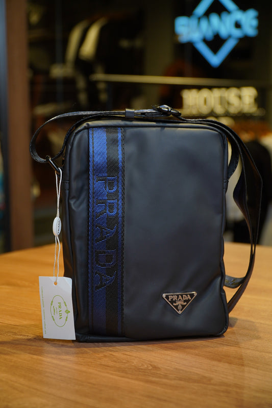 Prada Signature Logo Messenger Bag
