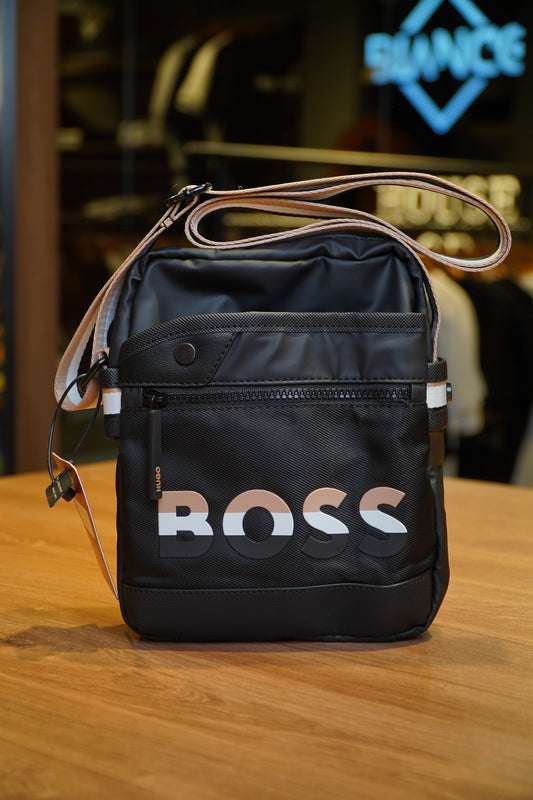 BOSS Signature Stripe Crossbody