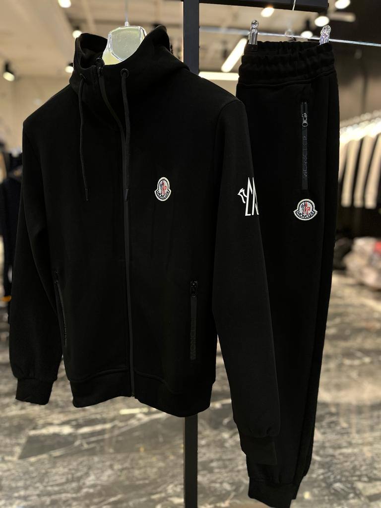 Moncler tracksuit “black “ – bianco-store