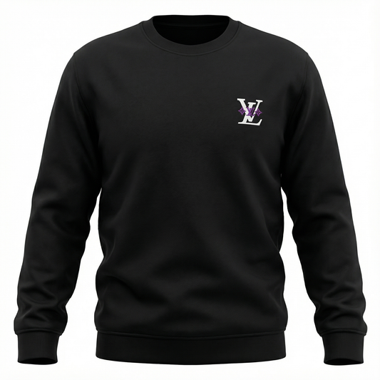 Louis Vuitton Monogram Accent Logo Shirt – Black